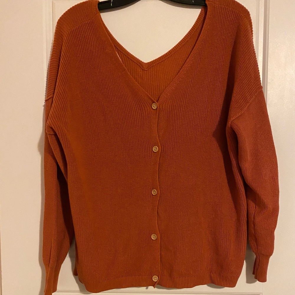 Pink rose cardigan